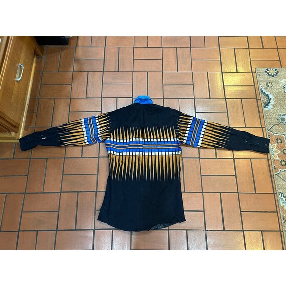 Vintage Brooks & Dunn Panhandle Slim Western Shirt Size 15.5-34 - Picture 3 of 7